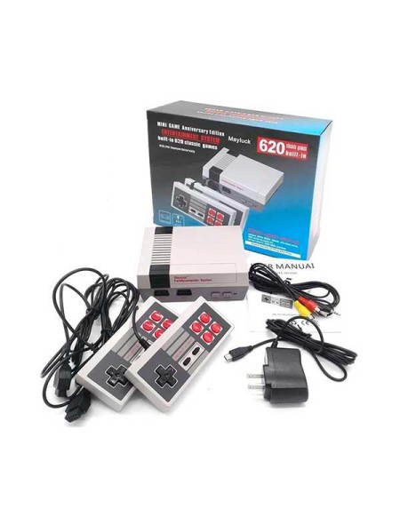 Consola de juegos Retro / 620 juegos en 1 / Av Out / Incluye dos mandos / 1187481 / EX-80509