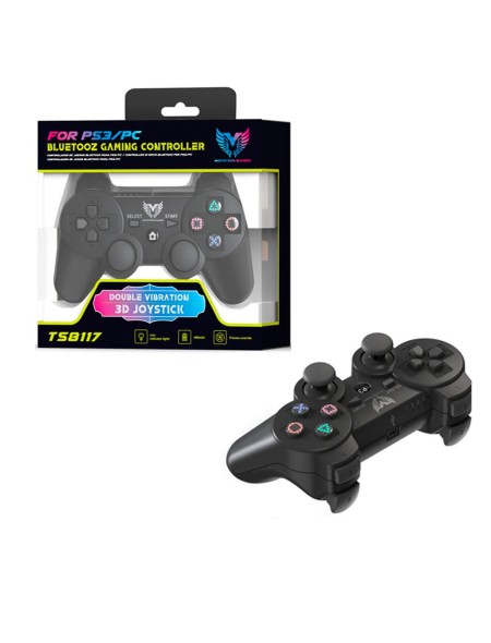 Mando Gamepad Inalámbrico PS3 - PC / 400 mAh / Bt 5.0 / Vibracion dual / TS8117 / MTK / 0851172