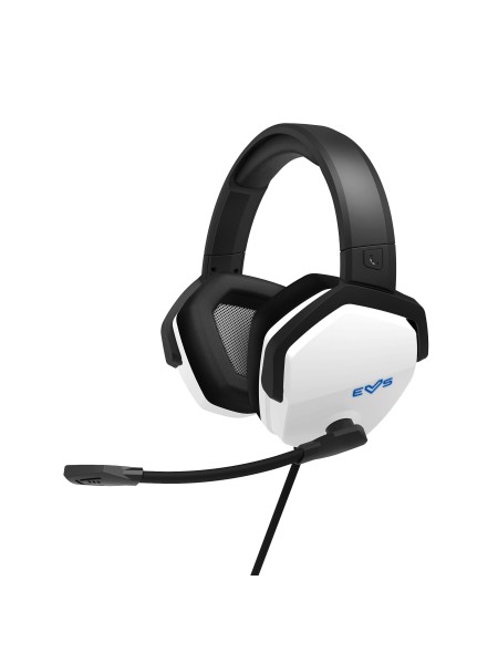 ÷ Headset gaming energy sistem esg 4 white sorround 7.1 blue depp bass microfono boom mic