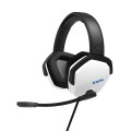 ÷ Headset gaming energy sistem esg 4 white sorround 7.1 blue depp bass microfono boom mic