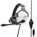 ÷ Headset gaming energy sistem esg 4 white sorround 7.1 blue depp bass microfono boom mic